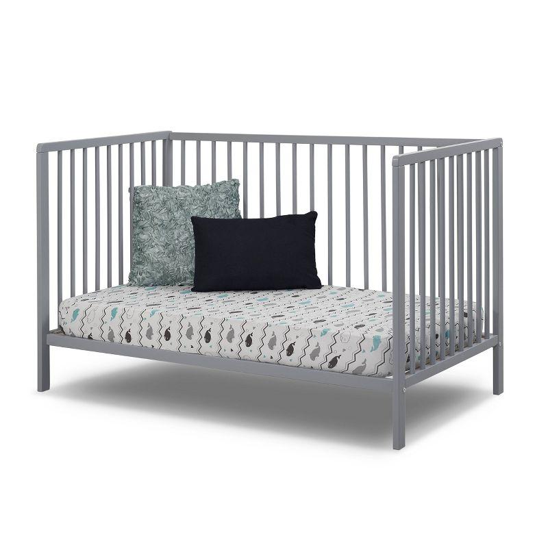 Sorelle Happy 3-in-1 Convertible Crib - Gray