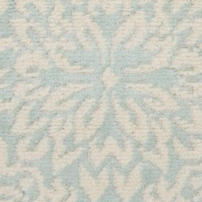 Nourison Jubilant 2' x 4' Ivory/Green Area Rug Beach Transitional Floral by Nourison