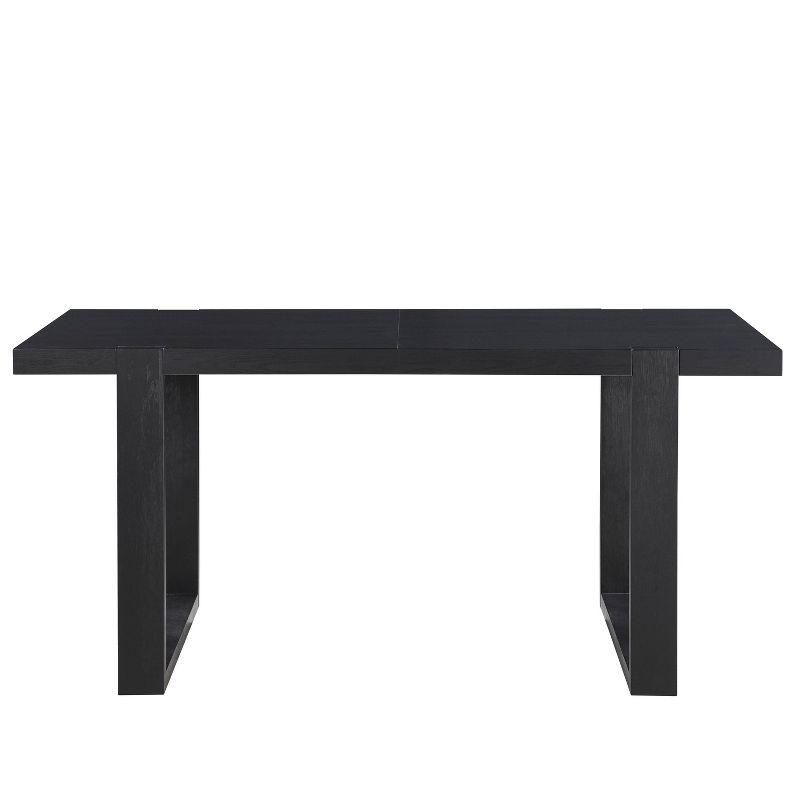 Yves Counter Height Dining Table Charcoal - Steve Silver Co.: Extendable, Seats 8, Mango Wood