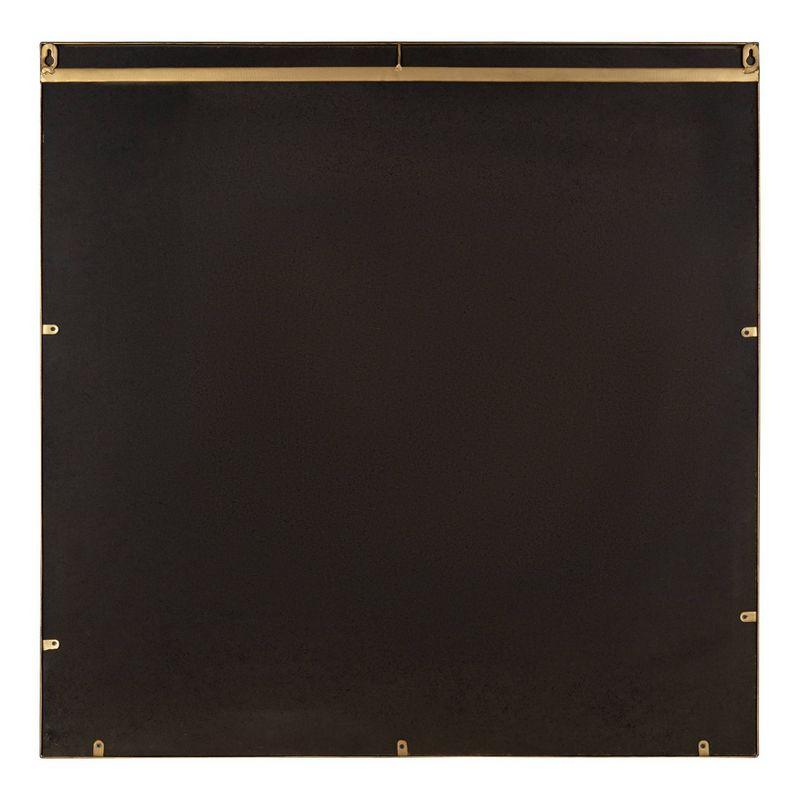 Gold Geometric Square Full Length Accent Mirror