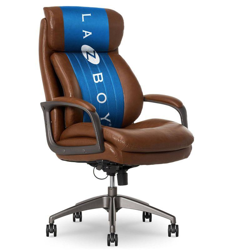 La-Z-Boy La-Z-Boy® Nova Executive Office Chair, Patented AIR Ergonomic Support Technology®, High-Back Premium Comfort & Support, Vegan PU Leather