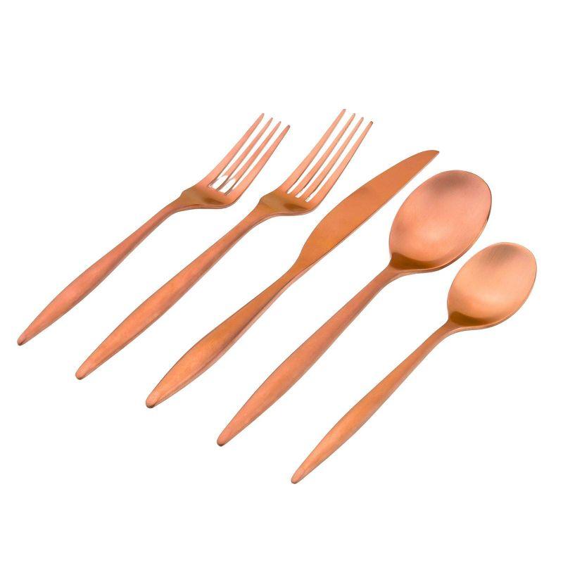 Milano 20 Piece 18/10 Stainless Steel Flatware Set, Service for 4