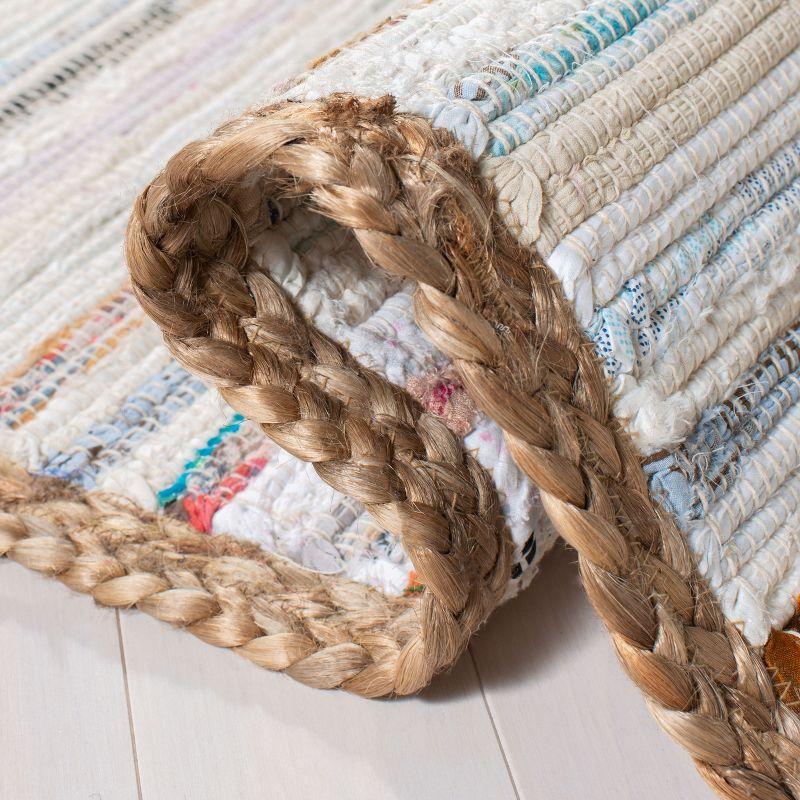 Coastal Breeze Gray and Natural Cotton 2'3" x 7' Runner Rug