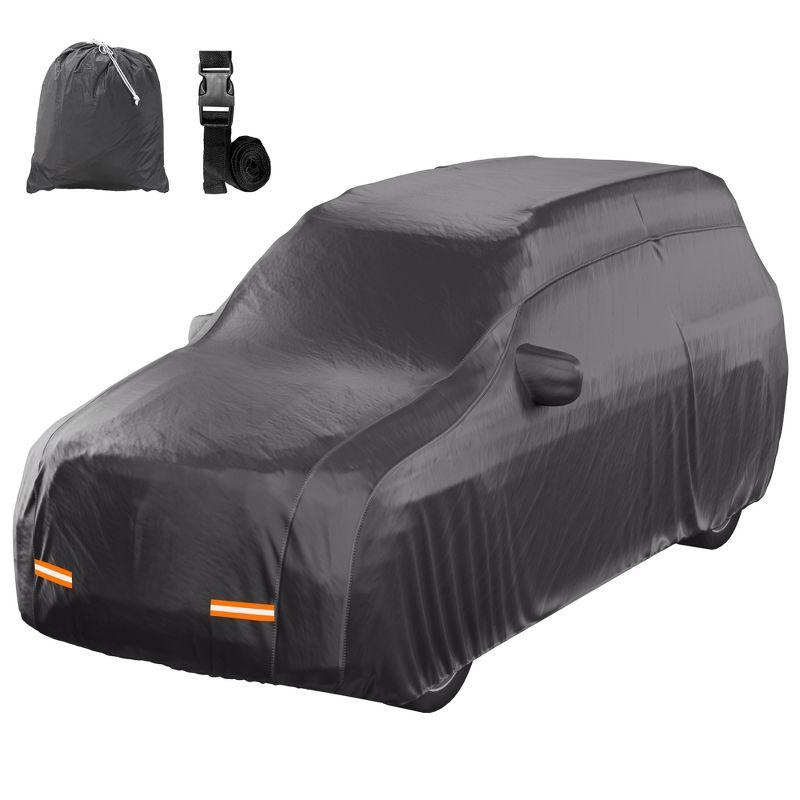 Mockins Heavy Duty Large SUV Car Cover - 200"x75"x75" - 250g PVC Cotton Lining