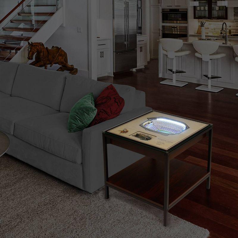 NFL Minnesota Vikings 25-Layer StadiumViews Lighted End Table
