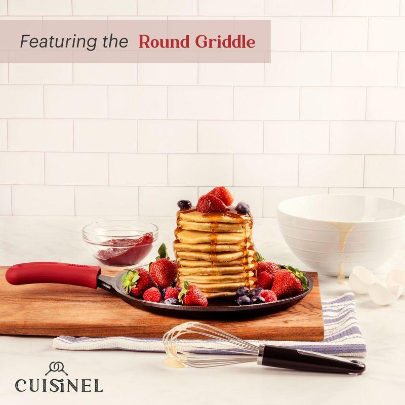Cuisinel Cast Iron Cookware Set - Complete Pre-Seasoned Kit