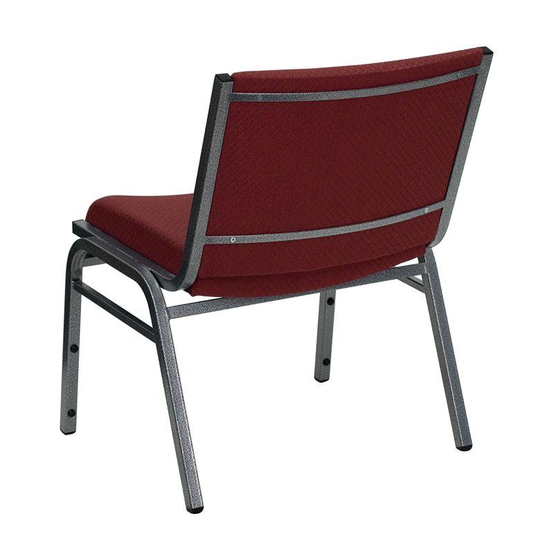 Flash Furniture HERCULES Series Big & Tall 1000 lb. Rated Burgundy Fabric Stack Chair