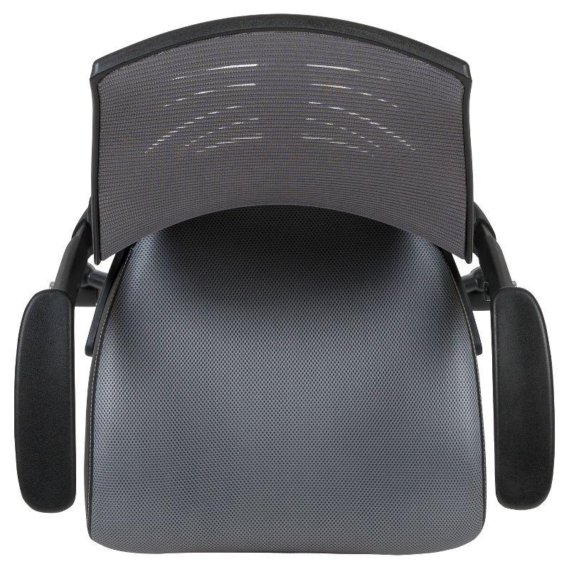 High Back Mesh Spine-Back Ergonomic Drafting Chair with Adjustable Foot Ring