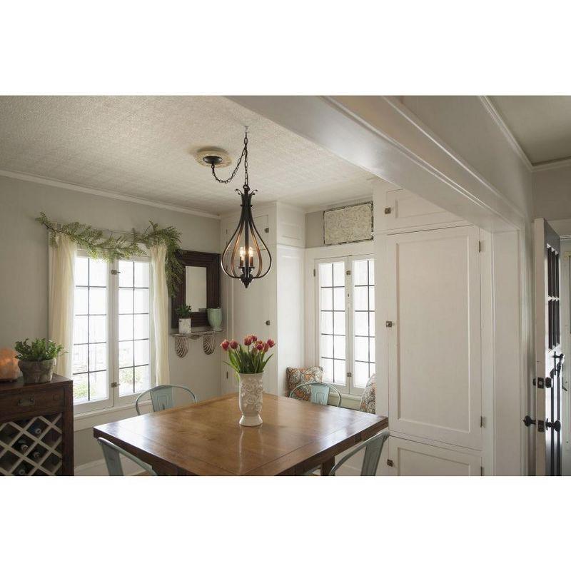 Vaxcel Monrovia 3 - Light Pendant in  Brushed Nickel