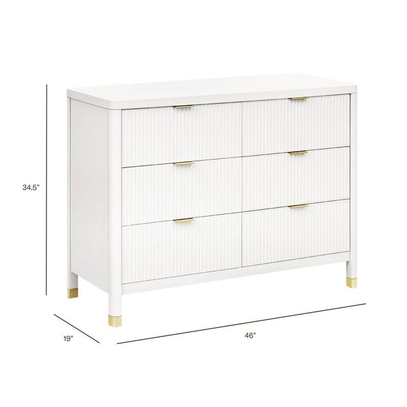 Brimsley Tambour 6 - Drawer Assembled Dresser