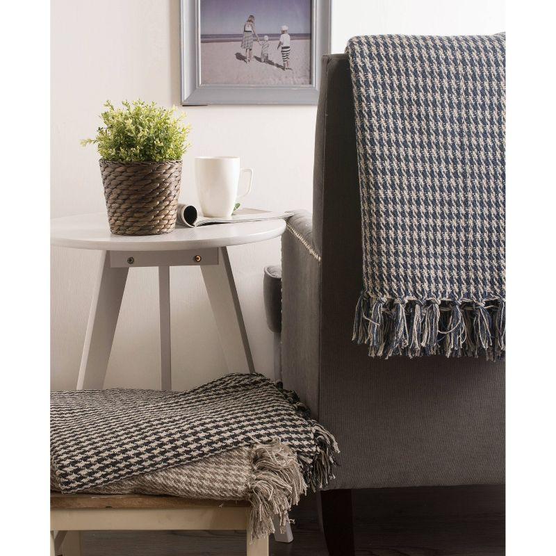 Houndstooth Throw - Design Imports