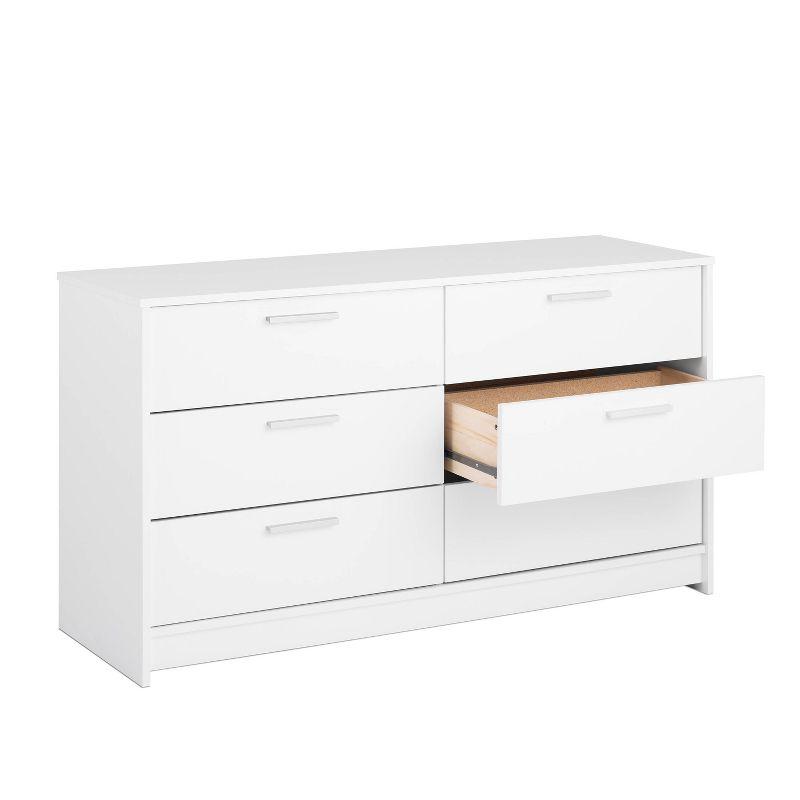 Prepac 52.5" Wide Studio Essentials 6 Drawer Dresser