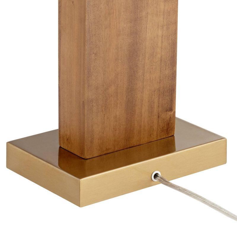 Pacific Coast Lighting Walnut Grove 29" High Modern Wood Table Lamp