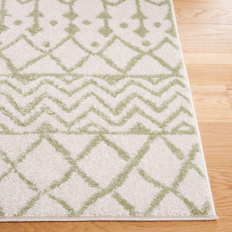 Tulum TUL270 Power Loomed Area Rug - Ivory/Sage - 6'x9' - Safavieh.