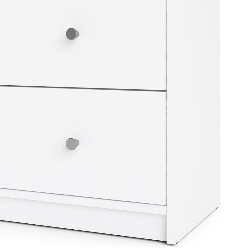 Tvilum Portland 6 Drawer Double Dresser, White