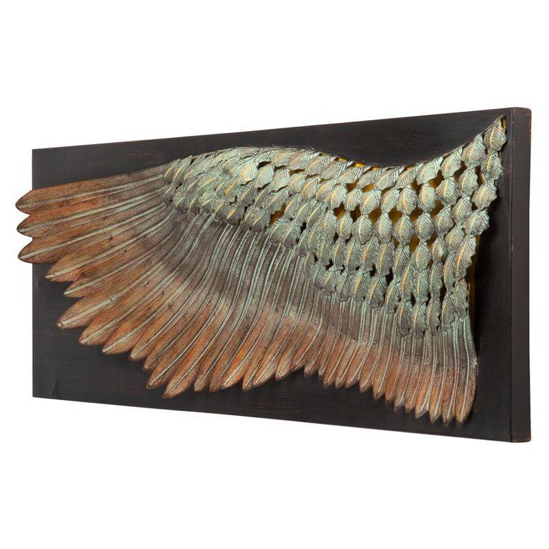 Design Toscano Wing of Icarus Sculptural Metal Wall Frieze