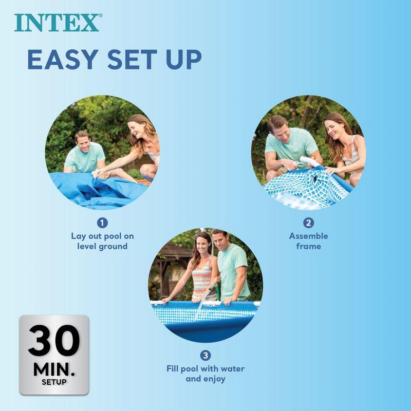 Intex New Intex Rectangular Frame Above Ground Swimming Pool