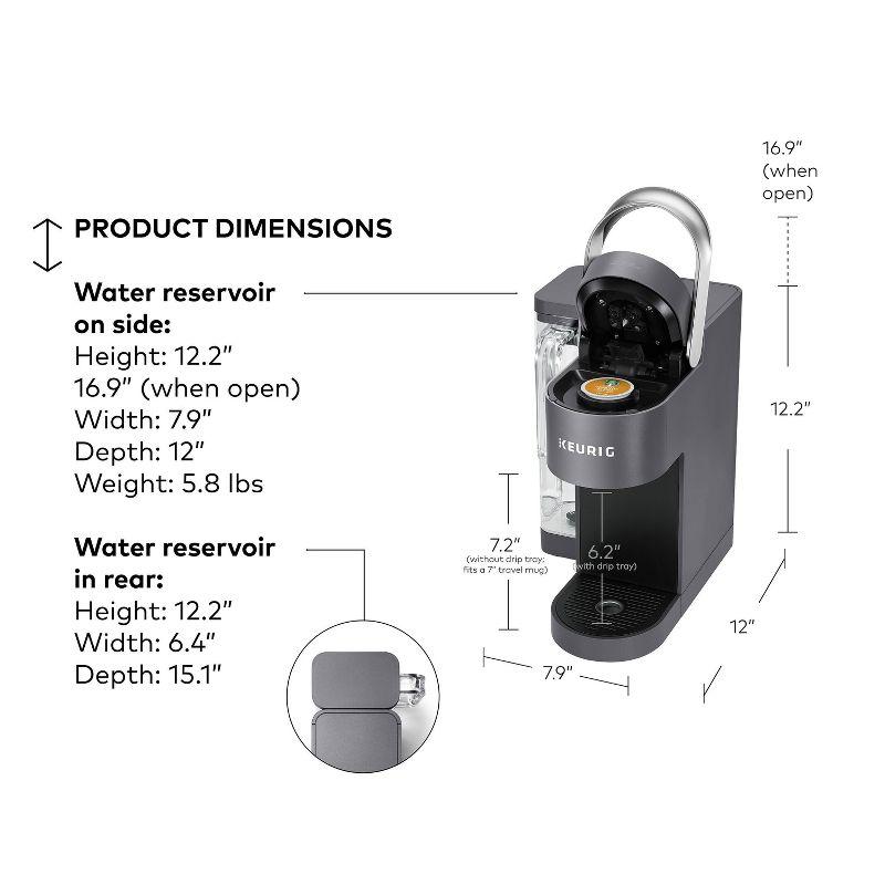 Keurig K-Supreme SMART Coffee Maker, Multistream Technology, Brews 6-12Oz Cup Sizes