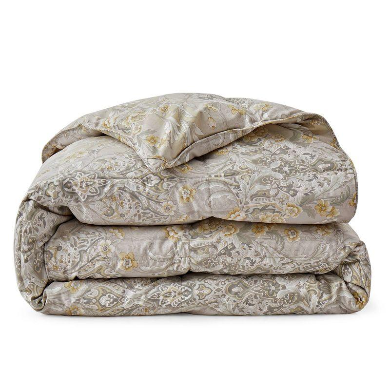 Lark Manor™ Iftekar All Season Paisley Floral Printed Vintage Goose Feather Down Comforter