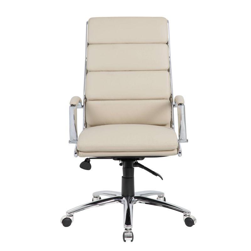 Elegant Beige CaressoftPlus High-Back Executive Swivel Chair