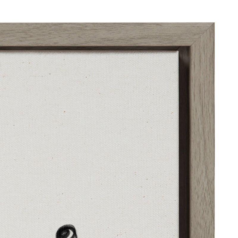 18" x 24" Sylvie Still Life Group of Flowers in Vases Framed Canvas by the Creative Bunch Studio Gray - Kate & Laurel All Things Decor: