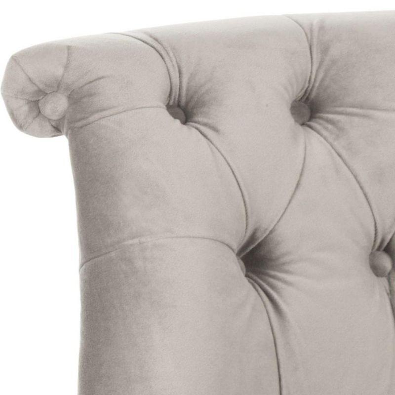 Carlin Tuffted Chair - MCR4711 - Mushroom - Safavieh