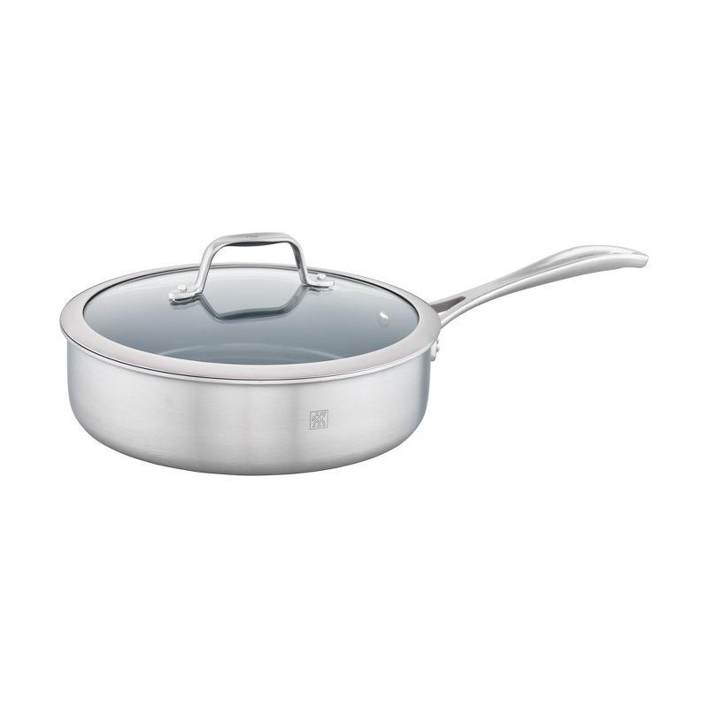 ZWILLING Spirit Ceramic Nonstick Cookware Set, 10-pc, Stainless Steel