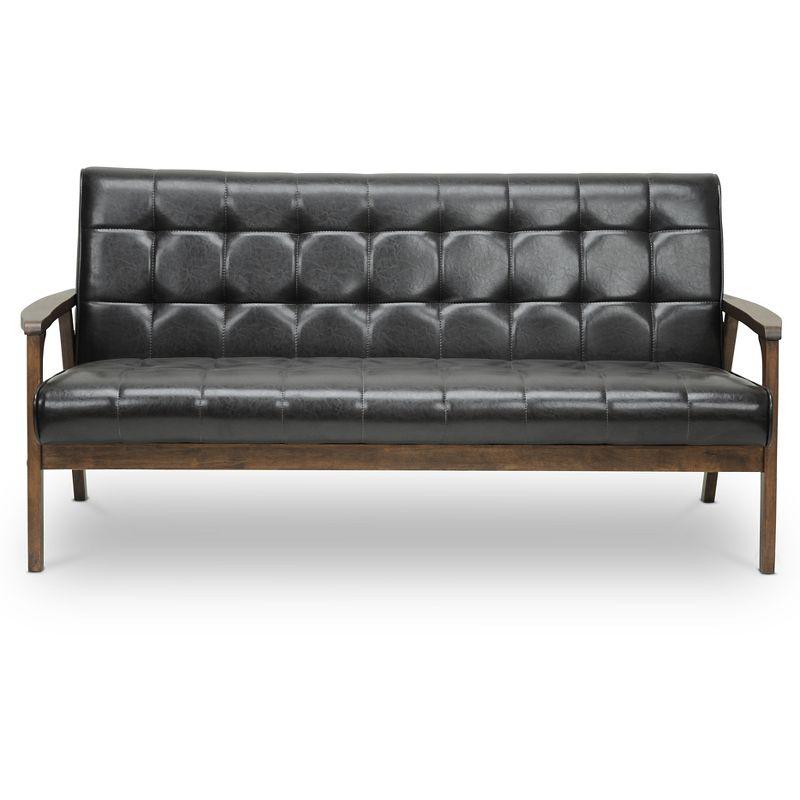 Tricia 63.75'' Faux Leather Loveseat