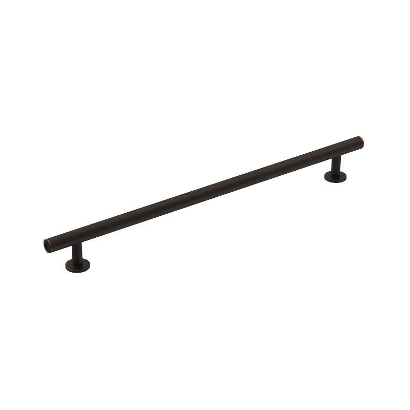 Modern Oil-Rubbed Bronze Bar Cabinet Pull with Mounting Hardware