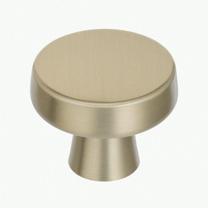 Amerock Blackrock 1-5/16 inch (33mm) Diameter Golden Champagne Cabinet Knob