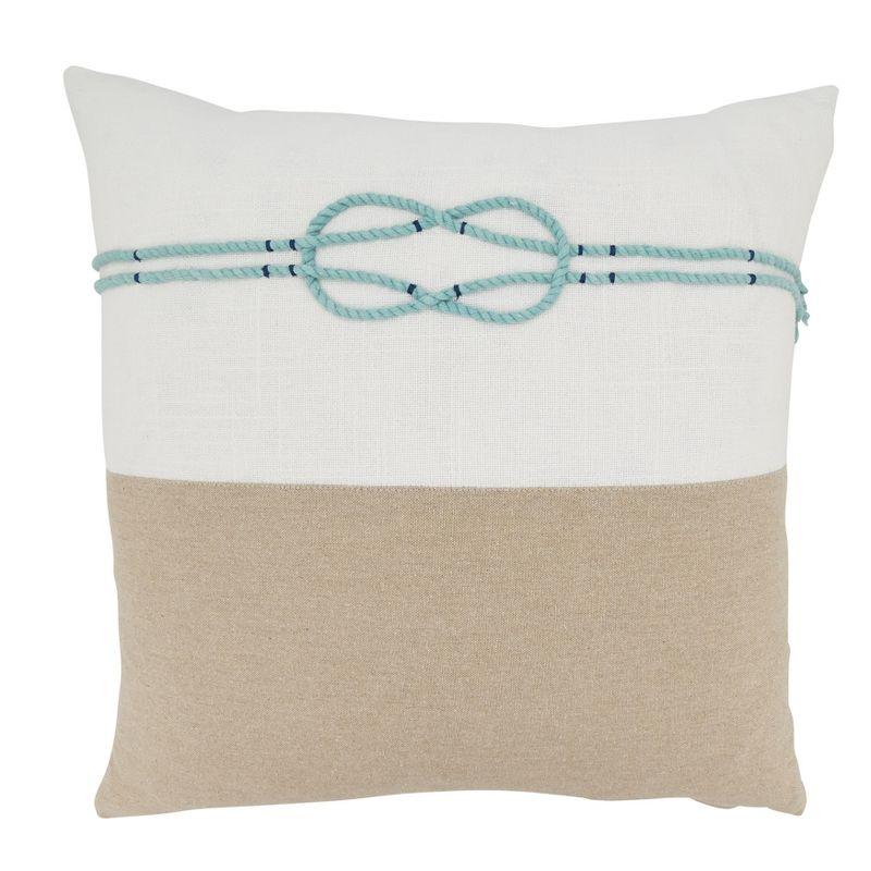 Saro Laguna Collection Cotton Throw Pillow