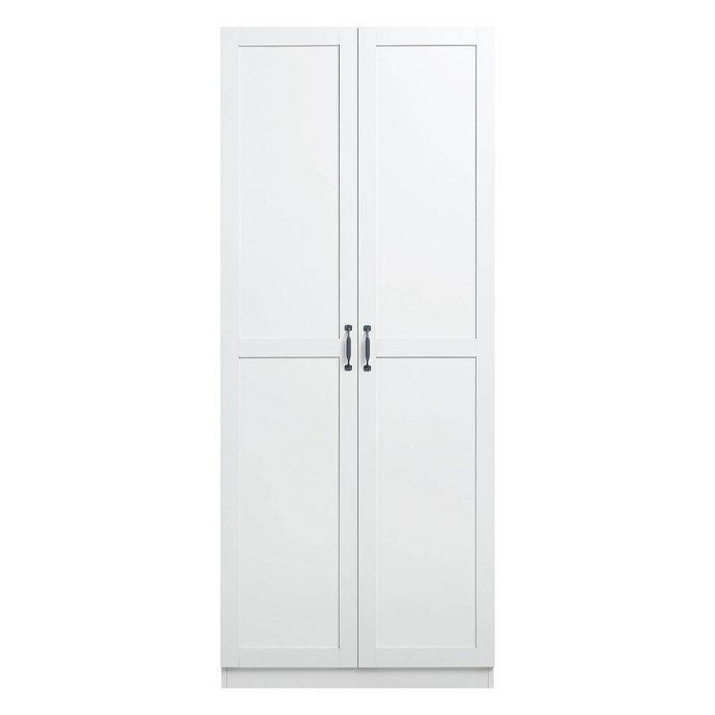 Hopkins Modern 7 Shelf Freestanding Storage Closet - Manhattan Comfort