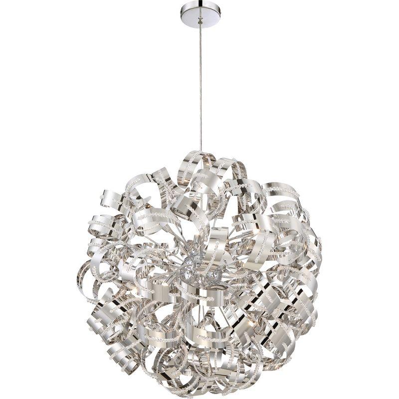 Quoizel Lighting Ribbons 12 - Light Pendant in  Polished Chrome