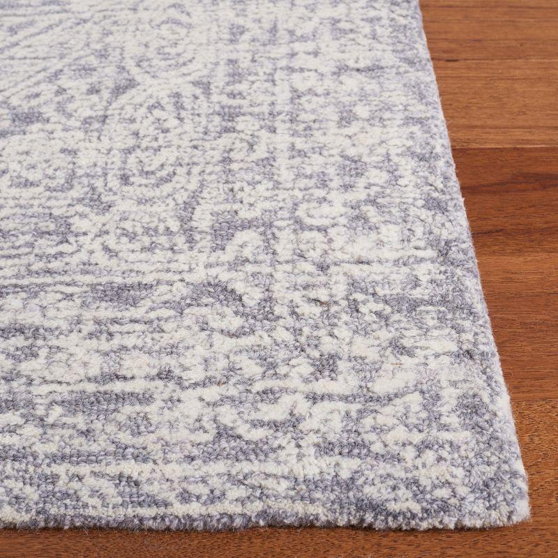 Metro MET184 Hand Tufted Indoor Area Rug - Grey/Ivory - 8'x10' - Safavieh