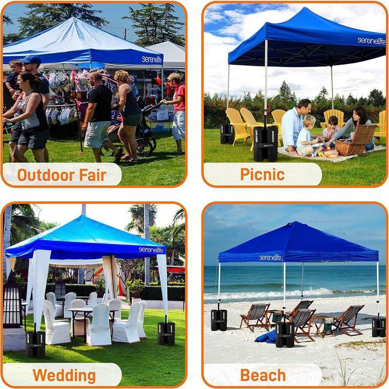 Navy Blue 10 Ft. x 10 Ft. Steel Pop-Up Canopy Tent