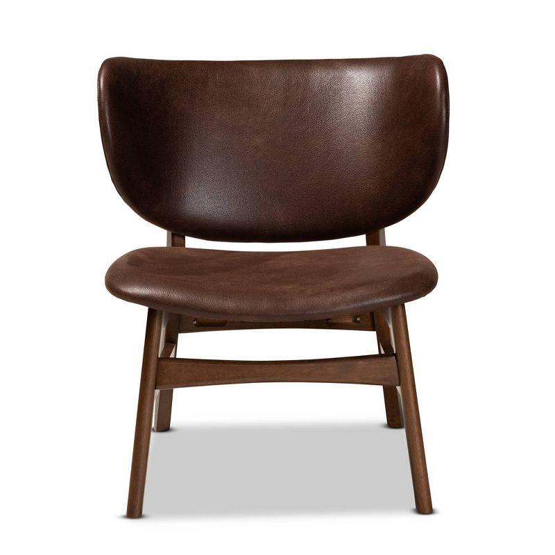 Faux Leather Side Chair