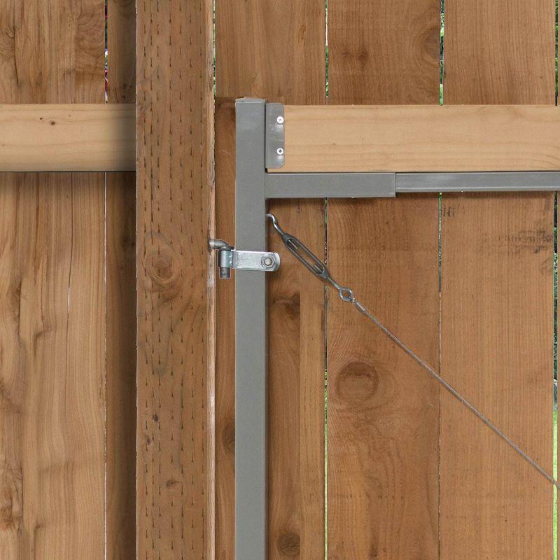 Adjust-A-Gate AG72 Steel Frame Anti Sag Gate Building Kit, 36 to 72 Inches Wide Opening Up To 6 Feet High Fence, 2 Pack