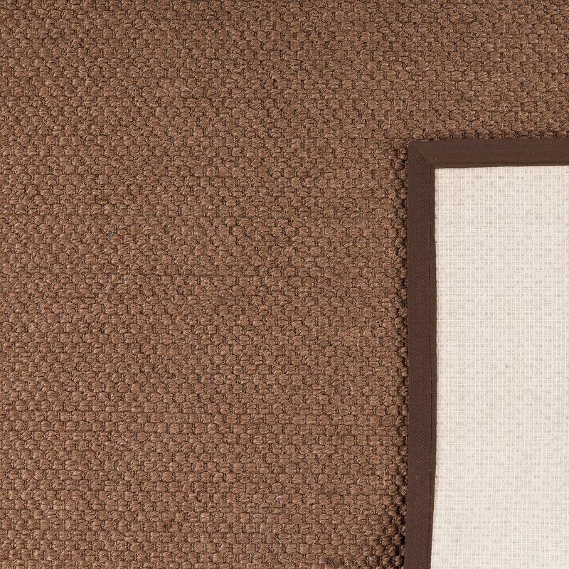 Natural Fiber NF525 Power Loomed Indoor Runner Rug - Chocolate - 2'x8' - Safavieh.