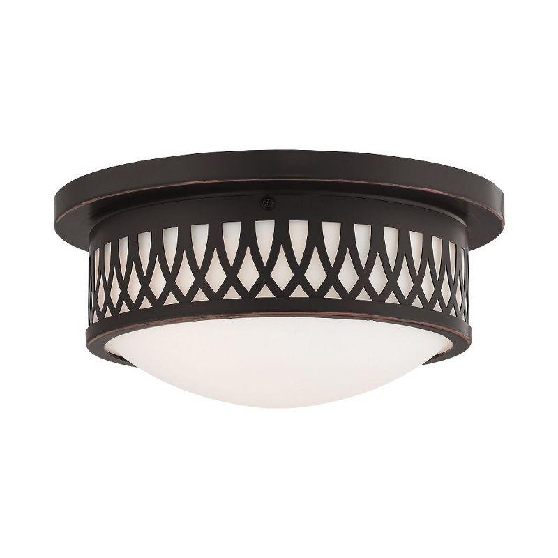 Livex Lighting Westfield 2 - Light Flush Mount in  Olde Bronze