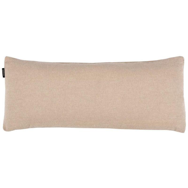 Safavieh Priya Embroidered Linen Reversible Throw Pillow