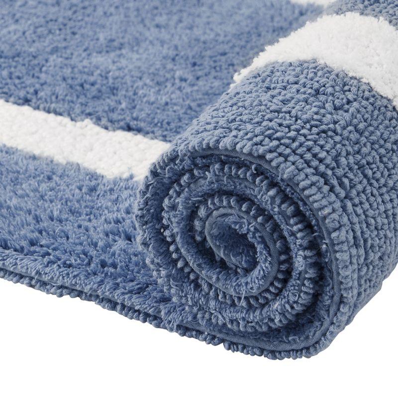Highland Dunes Widman 100% Cotton Bath Mats Reversible Super Absorbent Soft Bathroom Rug & Reviews | Wayfair