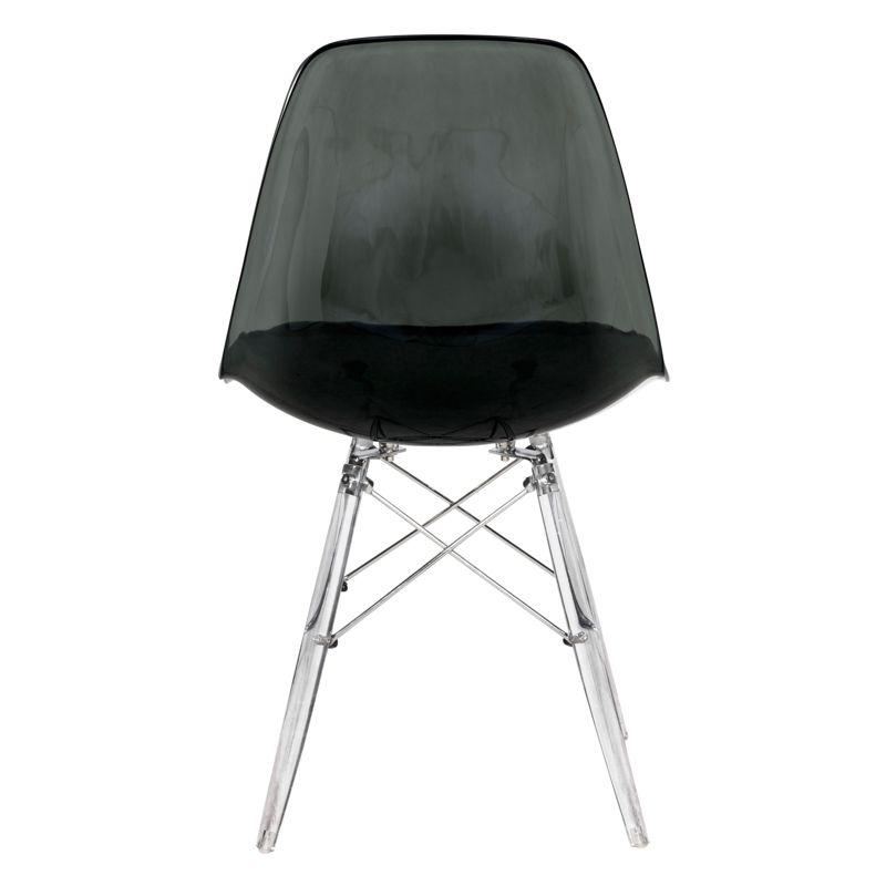 George Oliver Karen Modern Dining Side Chair with Acrylic Base (Set of 2)