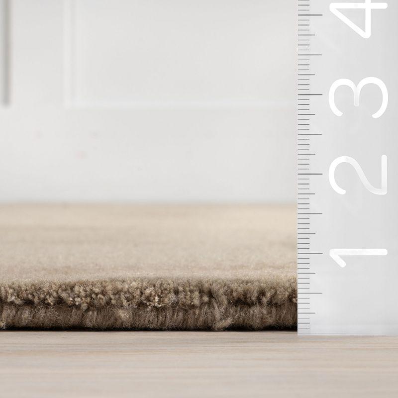 Milchan High Low Wool Blend Area Rug