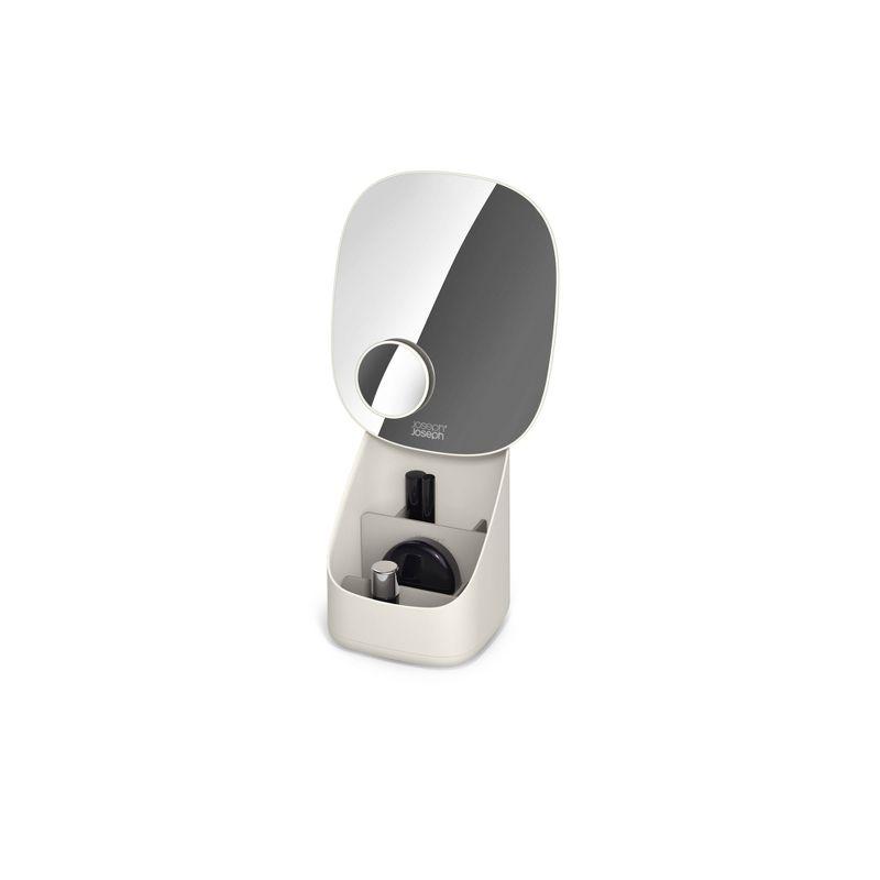Joseph Joseph Joseph Joseph Viva Makeup Organizer with Pedestal Mirror