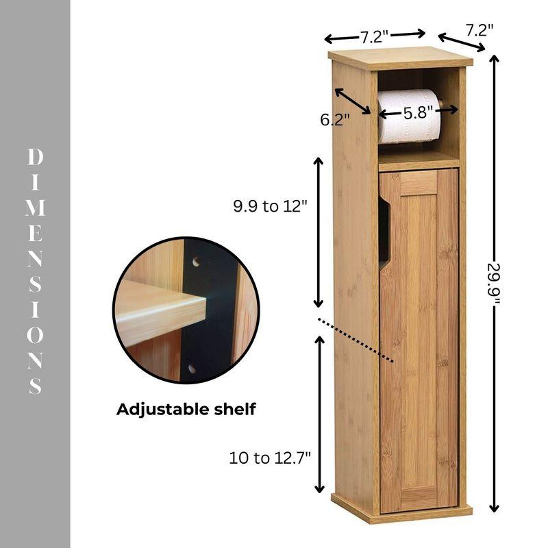 Evideco Mahe Free Standing Toilet Paper Holder 9912195