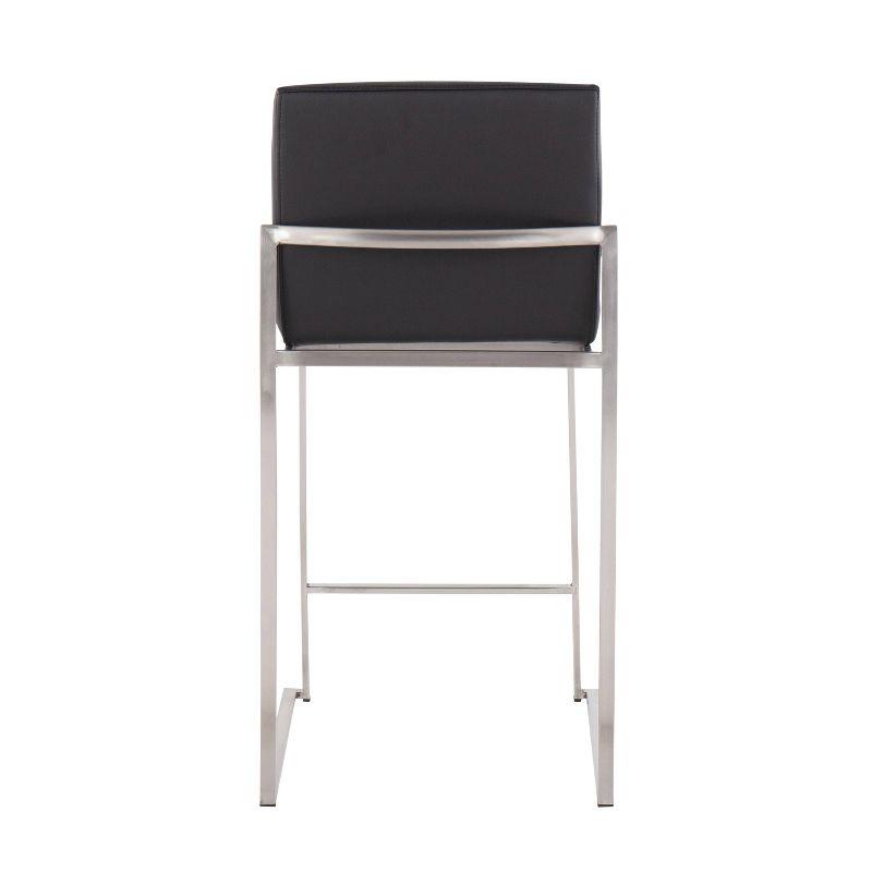 Rakowski Upholstered Counter Stool with Metal Frame