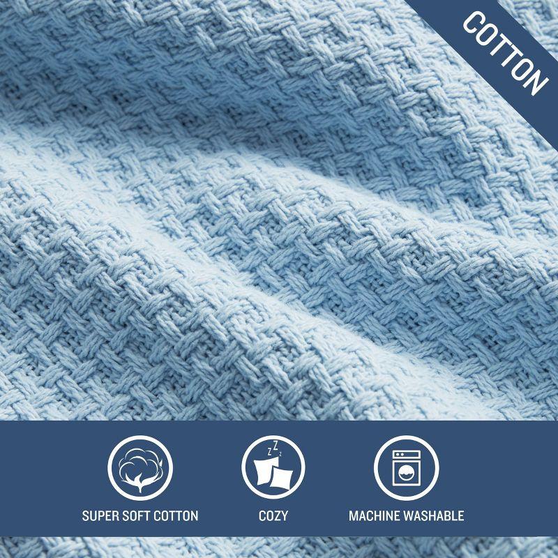 Woven Solid Bed Blanket Coast Blue - Tommy Bahama