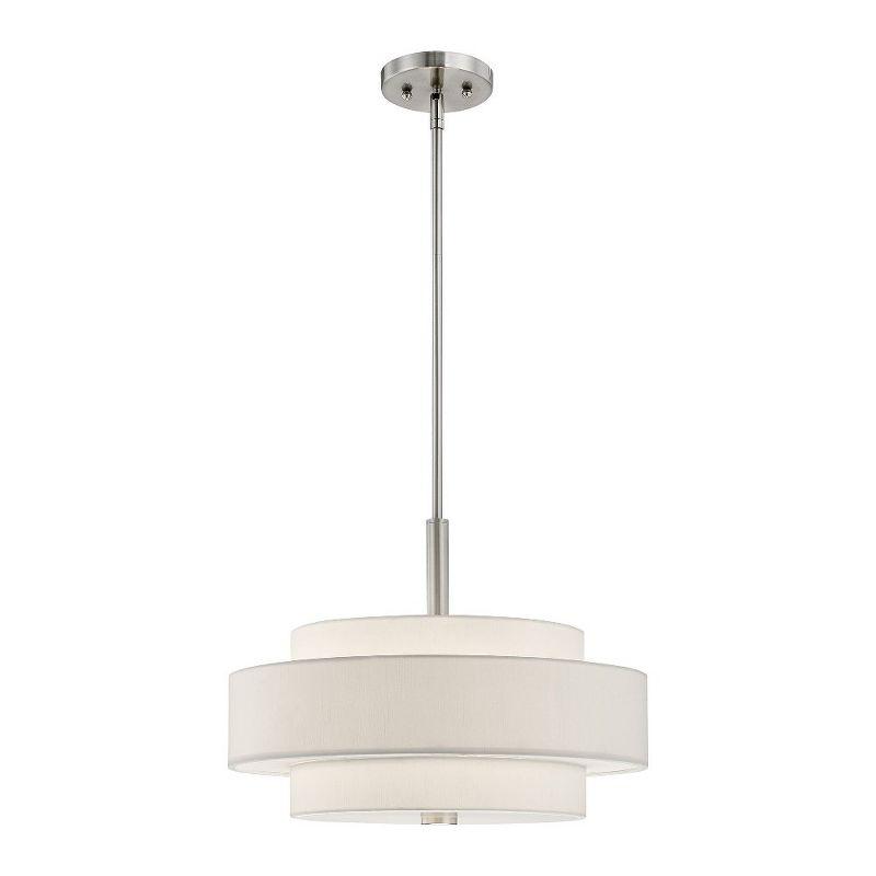 Livex Lighting Meridian 4 - Light Pendant in  Brushed Nickel