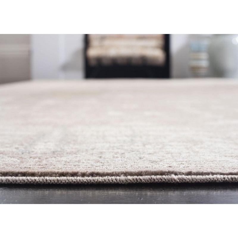 Valencia VAL118 Power Loomed Indoor Accent Rug - Brown/Beige - 3'x5' - Safavieh