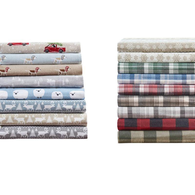 Woolrich 100% Cotton Flannel Sheet Set